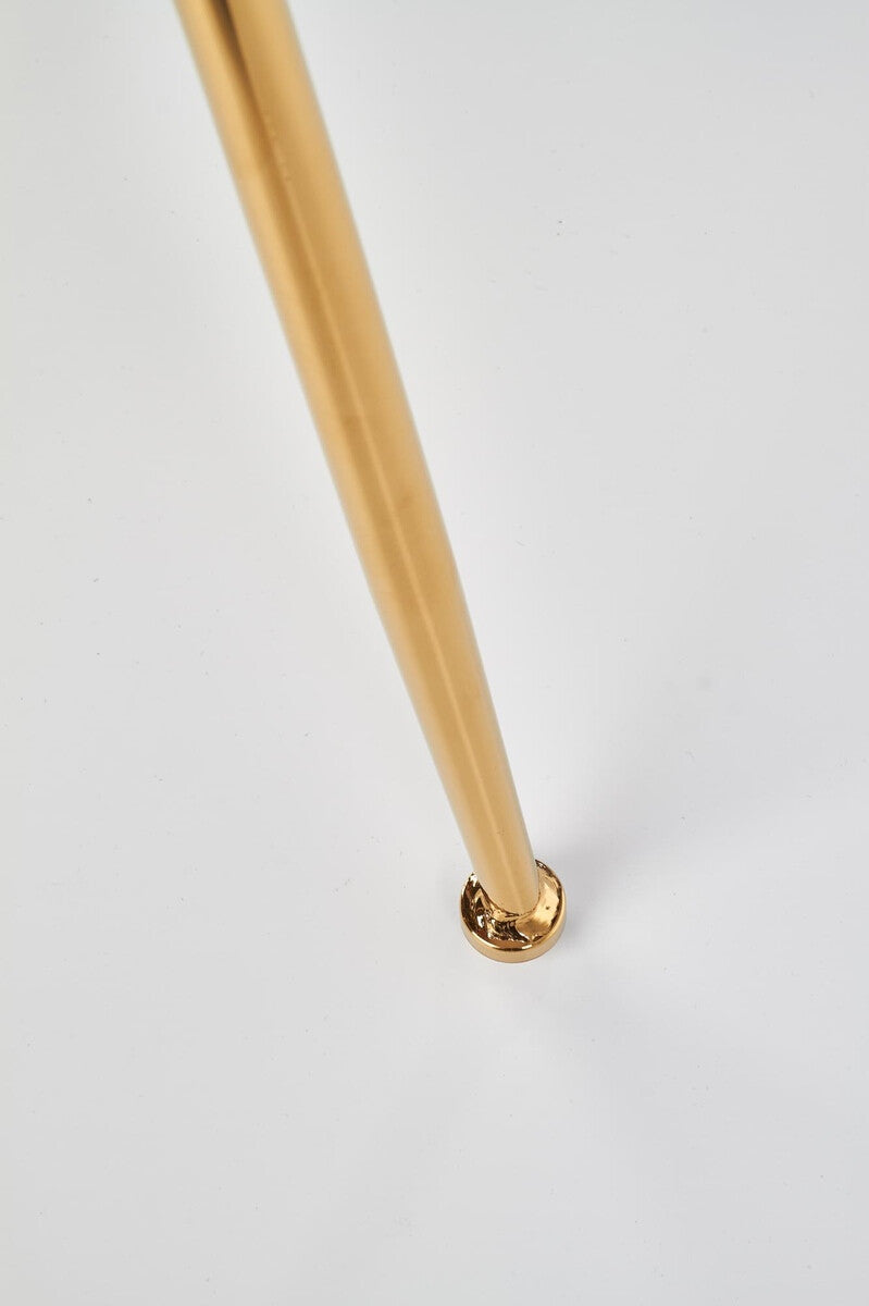 Kėdė K381 V-CH-K/381-KR-RÓŻOWY, Spalva: Rožinė + Auksinė