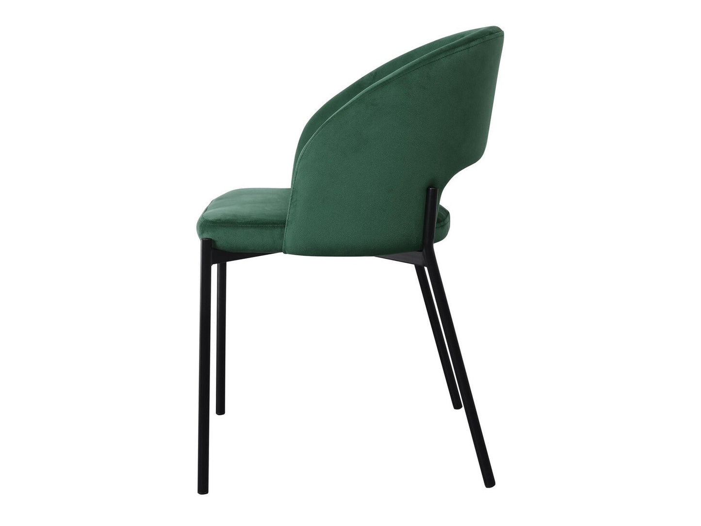 Kėdė K455 V-CH-K/455-KR-C.ZIELONY (Tamsi žalia + Juoda)