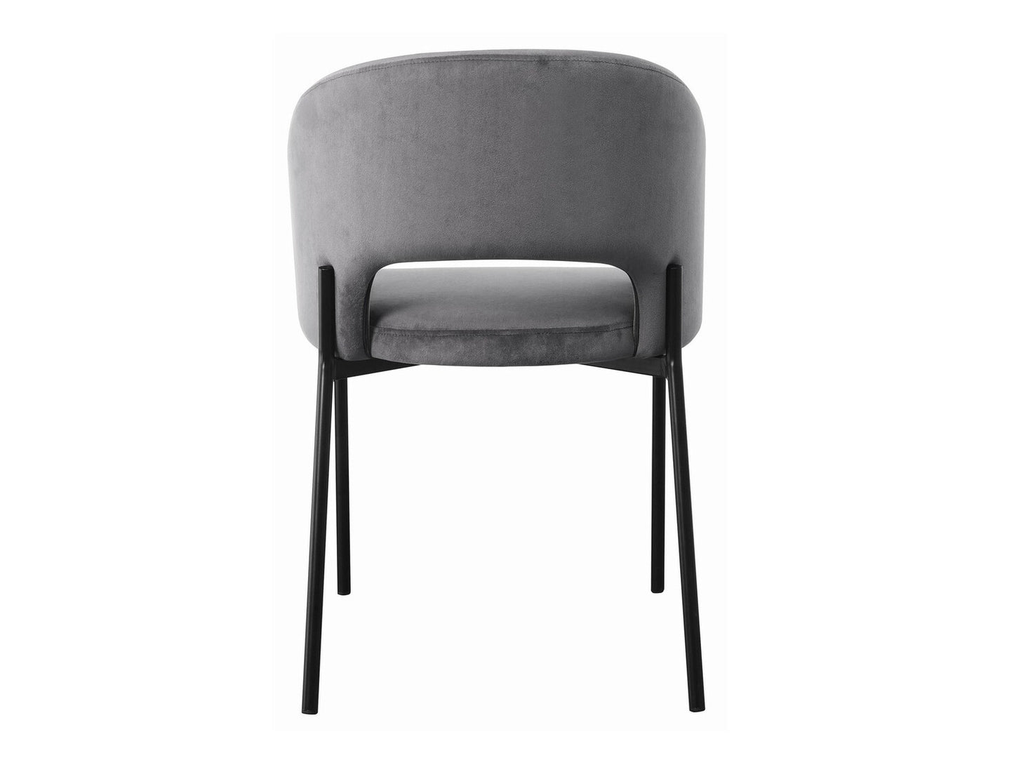 Kėdė K455 V-CH-K/455-KR-POPIELATY (Pilka + Juoda)
