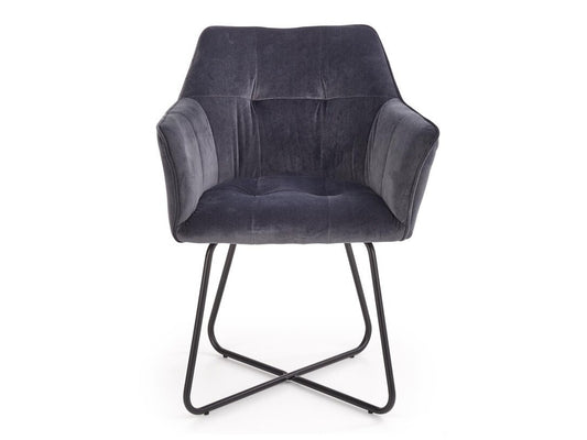 Kėdė K377, Spalva: Tamsi pilka