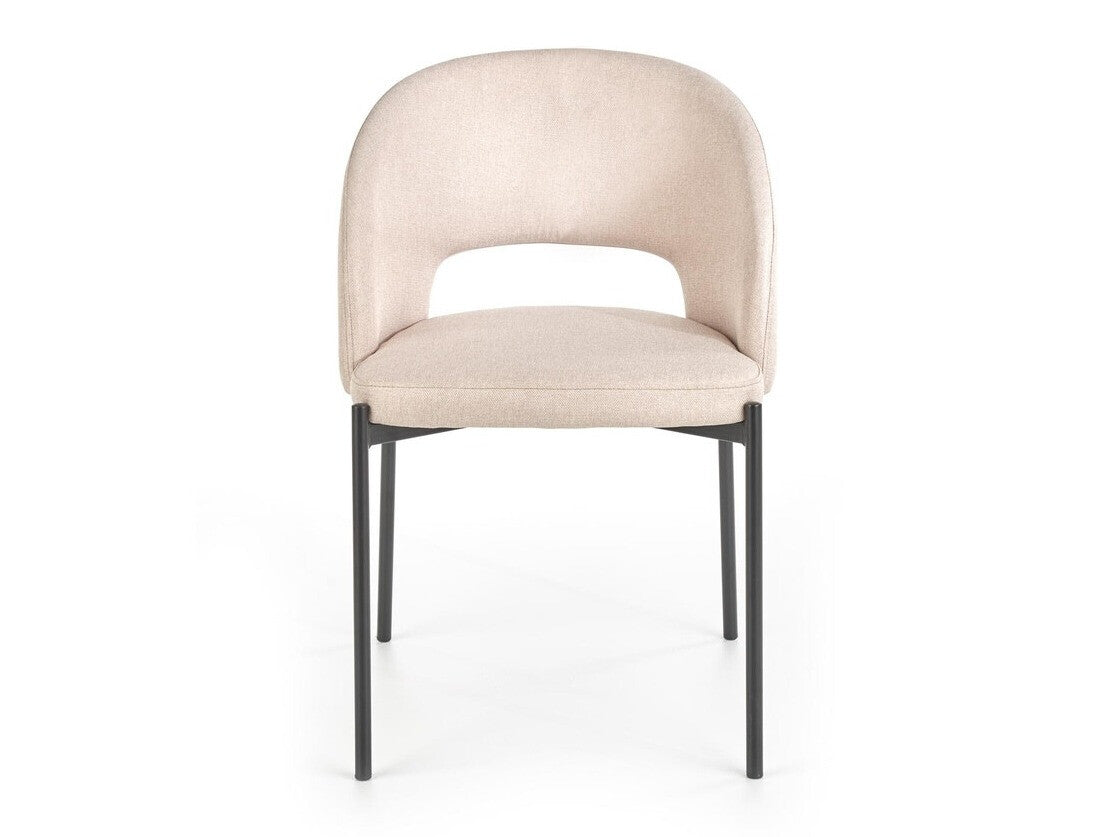 Kėdė K373, Spalva: Beige + Juoda