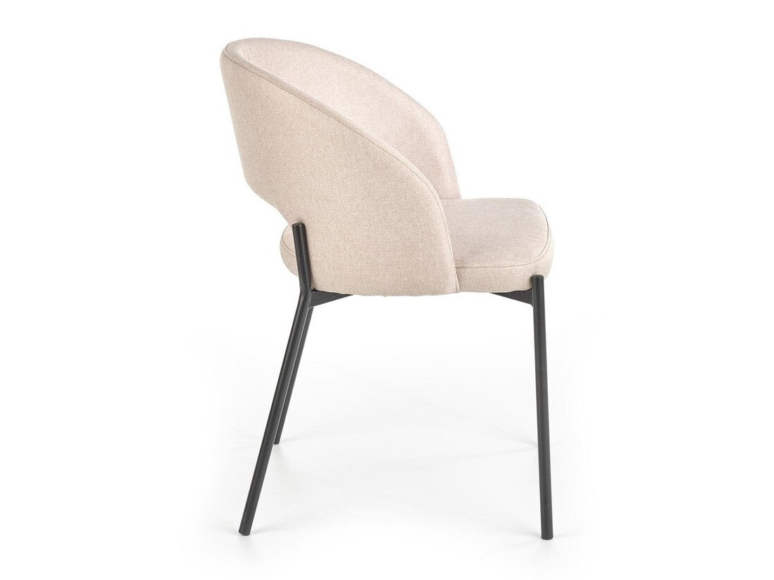 Kėdė K373, Spalva: Beige + Juoda