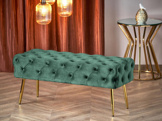 Minkštasuolis ATHENA Spalva: Tamsi žalia