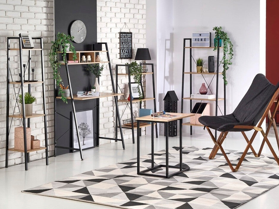 Lentyna NARVIK REG2, Spalva: Sonomos ąžuolas + Juoda