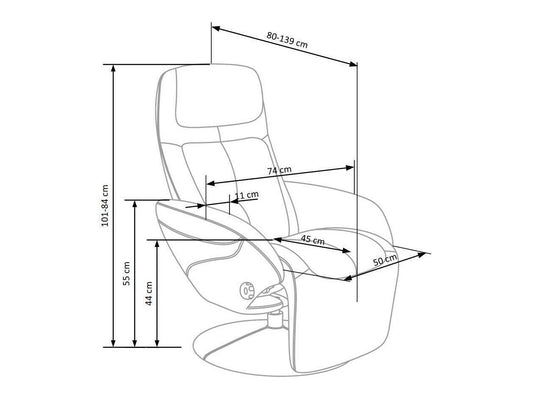Fotelis reglaineris OPTIMA 2