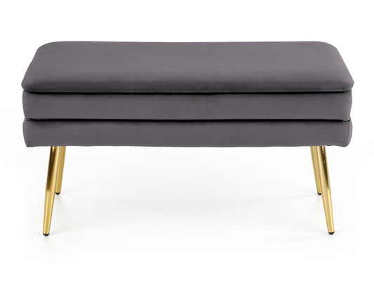 Minkštasuolis VELVA, Spalva: Pilka + Auksinė