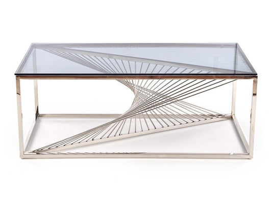 Žurnalinis staliukas INFINITY Spalva: Sidabrinė