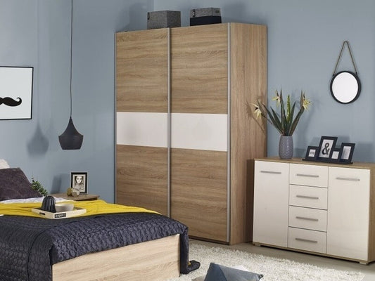 Spinta Lima S-1, Spalva: Sonomos ąžuolas + Blizgi balta