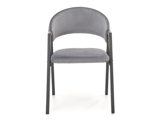 Kėdė K473, Spalva: Pilka + Juoda