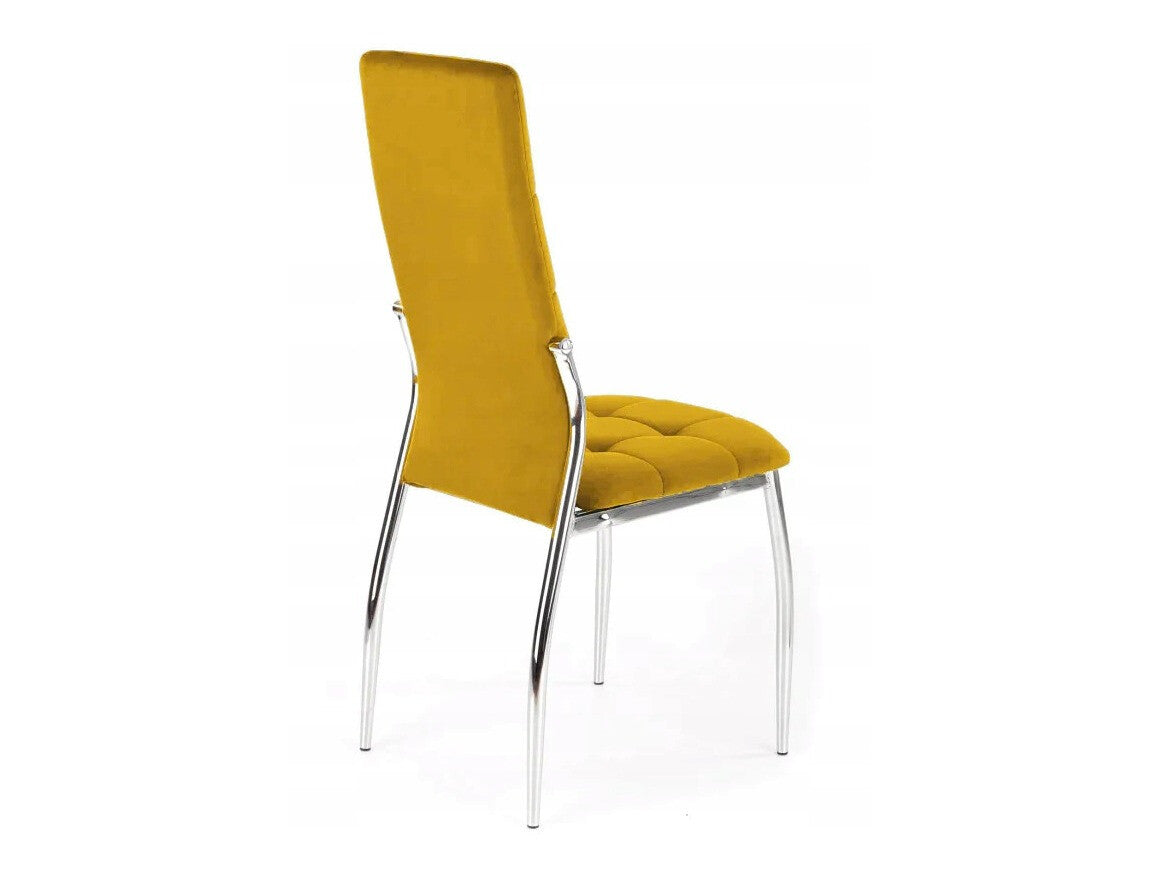Kėdė K416 kėdė, garstyčių velvetas V-CH-K/416-KR-MUSZTARDOWY (Geltona)