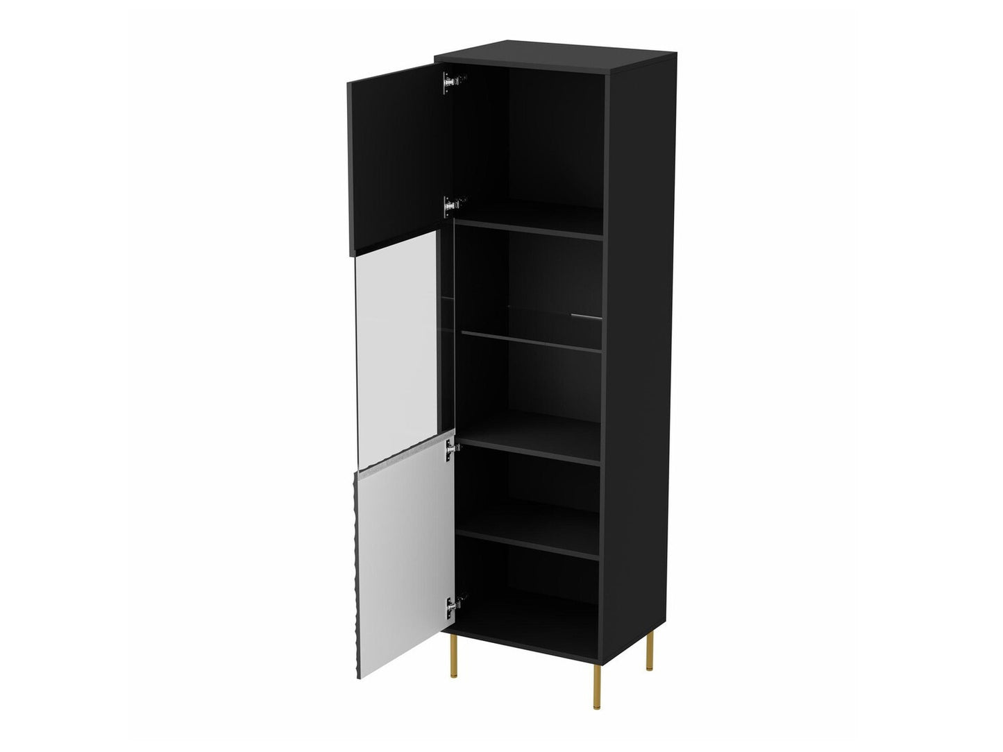 Lentyna BULLET W-1 display cabiner, juoda / auksas V-PL-BULLET-W-1