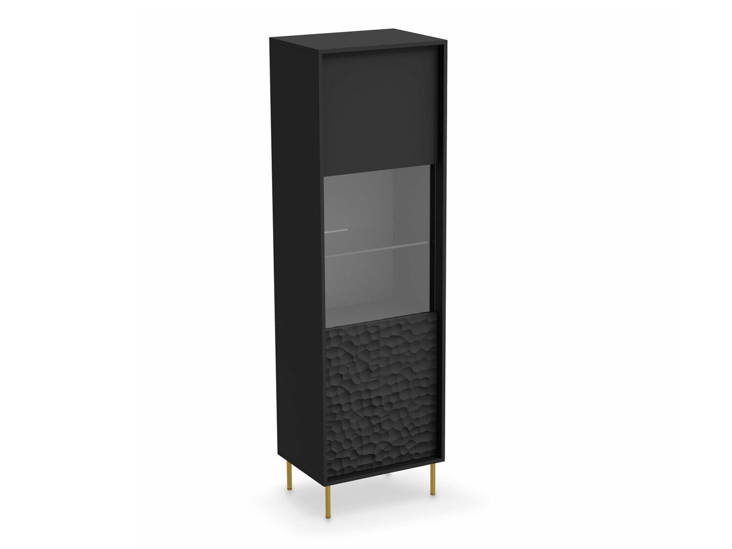 Lentyna BULLET W-1 display cabiner, juoda / auksas V-PL-BULLET-W-1