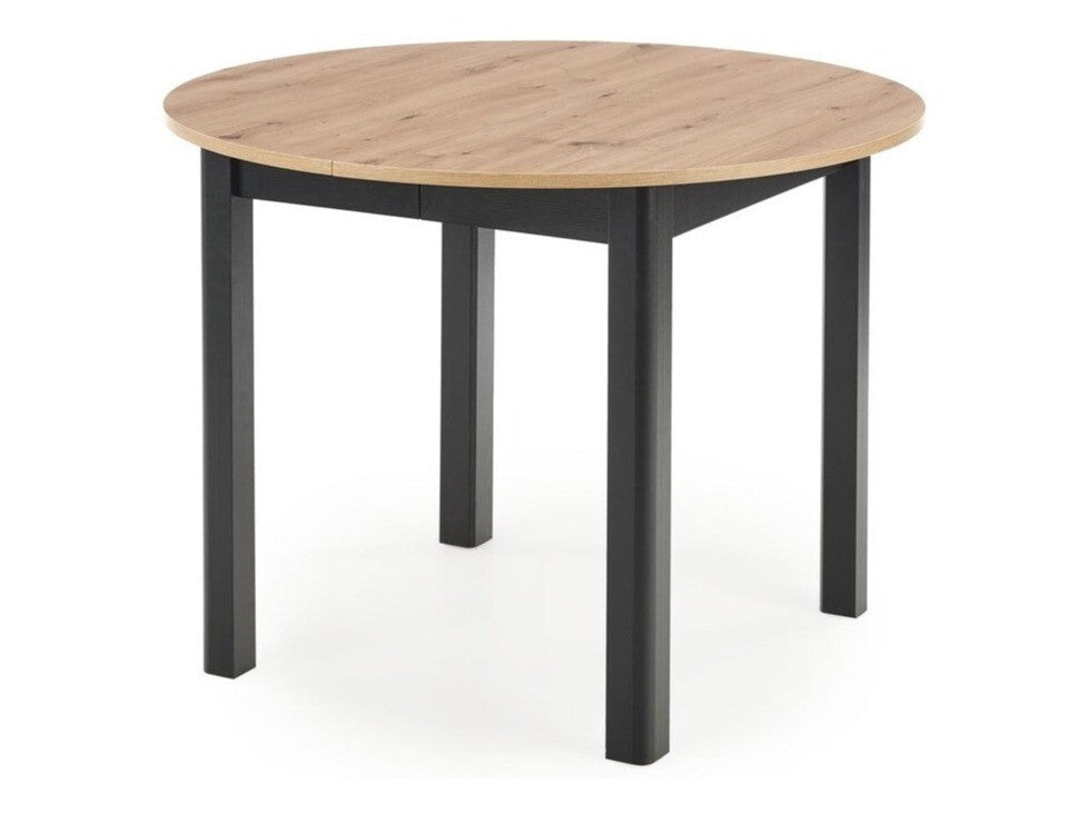 Stalas RINGO, Spalva: Artisan ąžuolas + Juoda