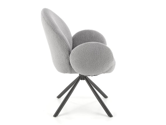Kėdė K498 kėdė, pilka V-CH-K/498-KR-POPIELATY Spalva: Pilka + Juoda