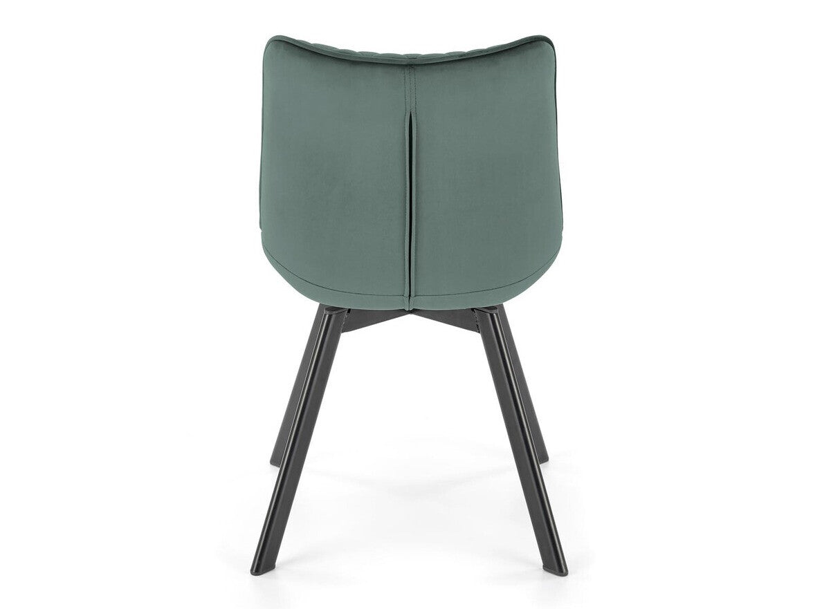 Kėdė K520 V-CH-K/520-KR-C.ZIELONY, Spalva: Žalia