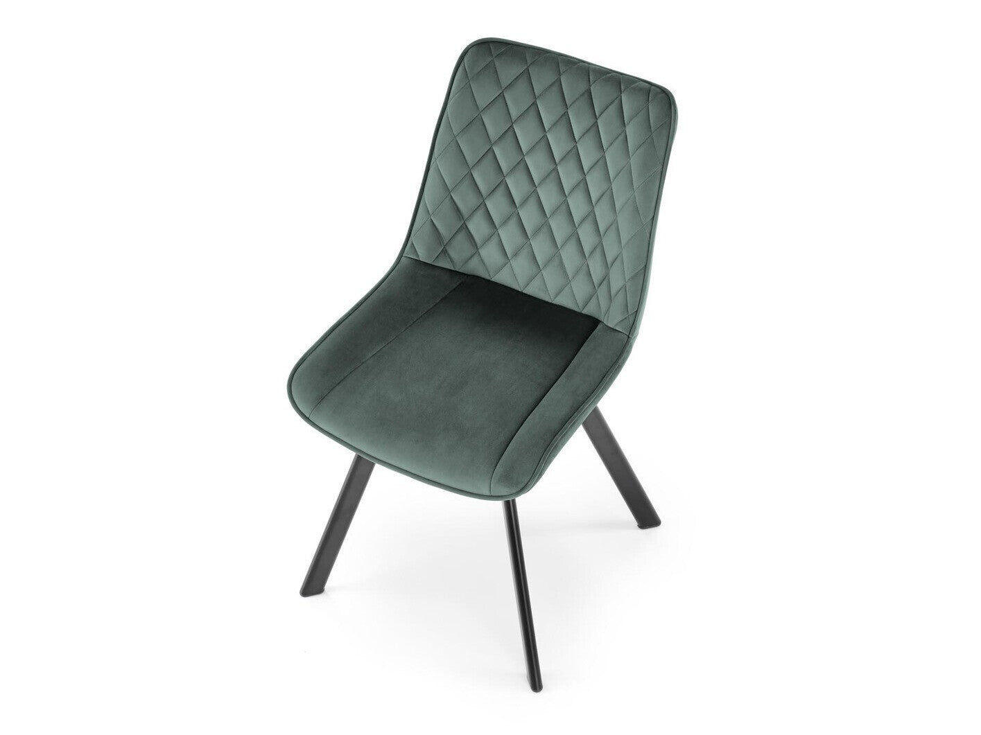 Kėdė K520 V-CH-K/520-KR-C.ZIELONY, Spalva: Žalia