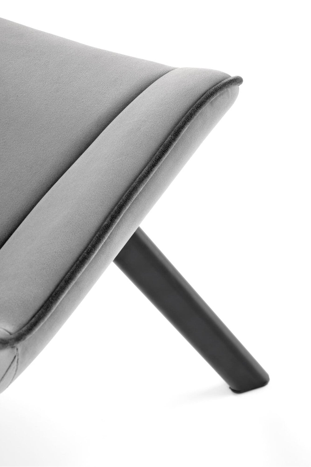 Kėdė K520 V-CH-K/520-KR-C.POPIEL, Spalva: Pilka