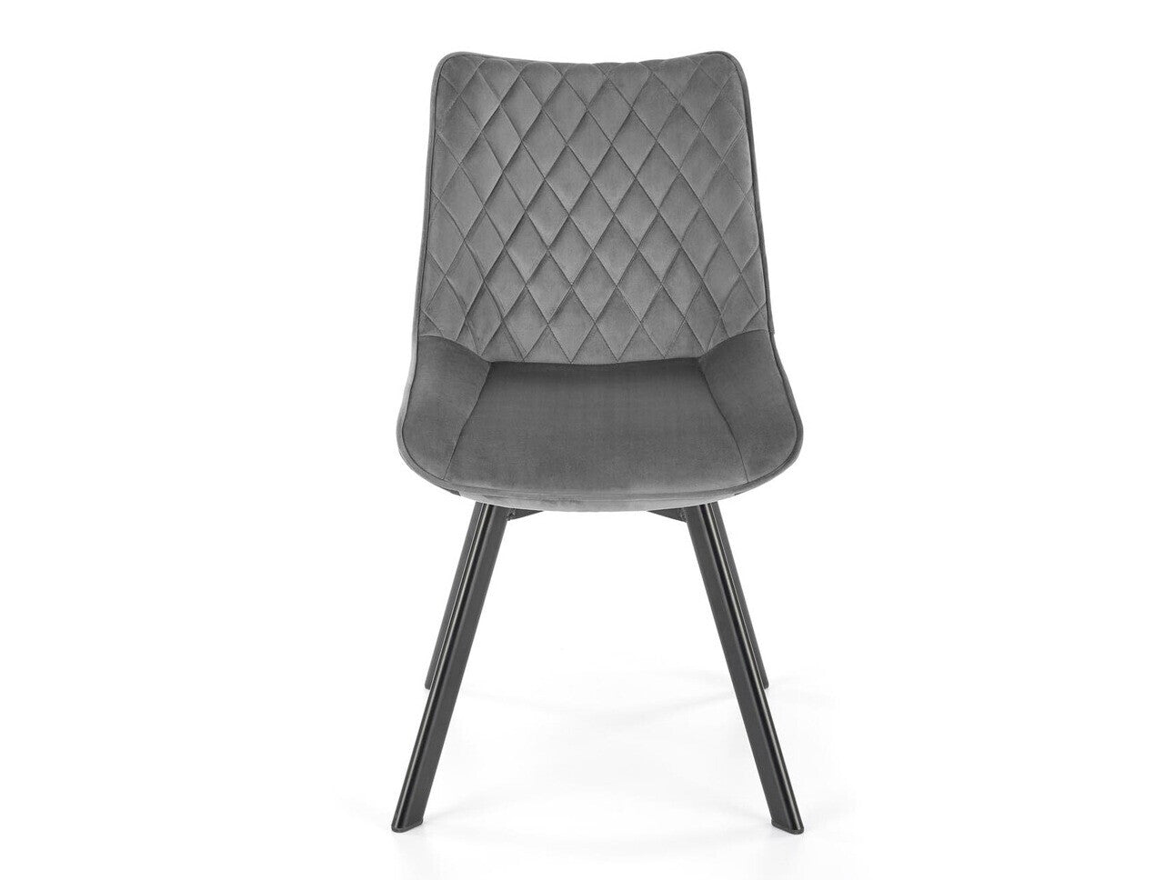 Kėdė K520 V-CH-K/520-KR-C.POPIEL, Spalva: Pilka