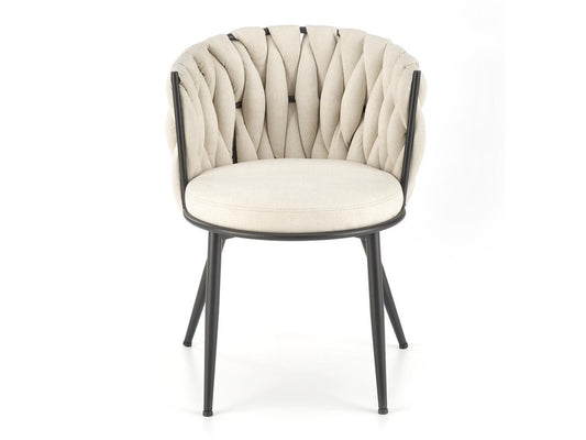 Kėdė K516 kėdė, šviesi smėlio V-CH-K/516-KR-J.BEŻOWY Spalva: Beige + Juoda