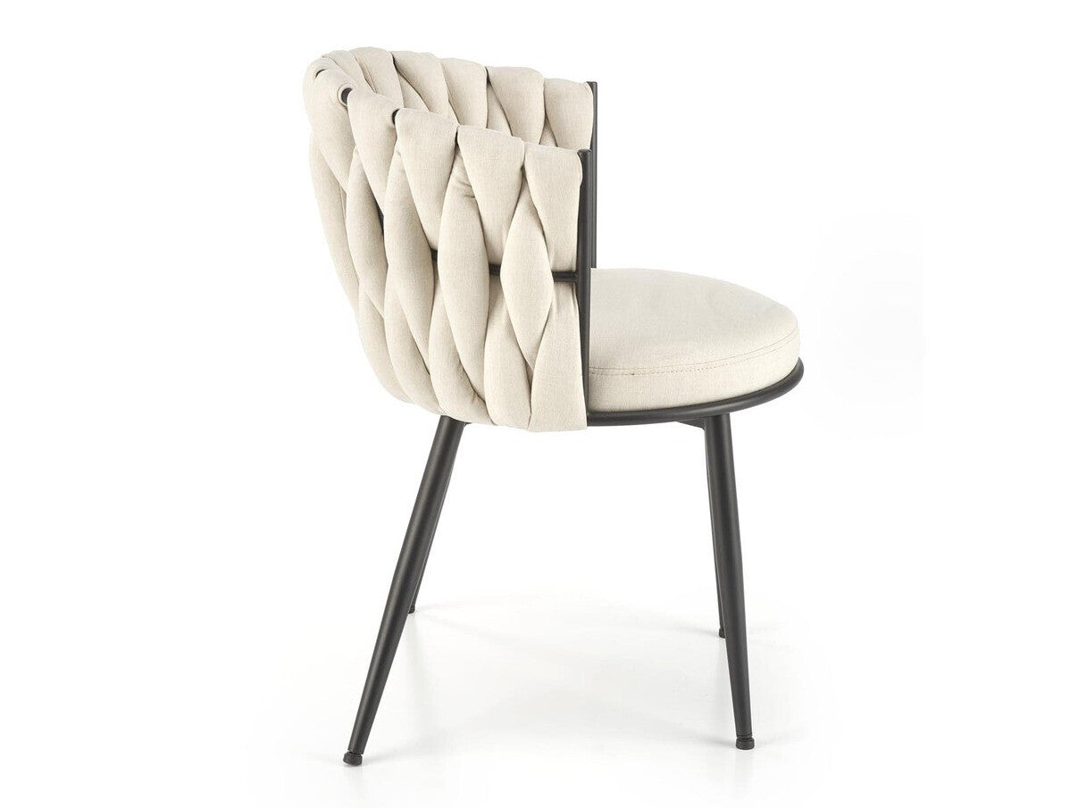 Kėdė K516 kėdė, šviesi smėlio V-CH-K/516-KR-J.BEŻOWY Spalva: Beige + Juoda