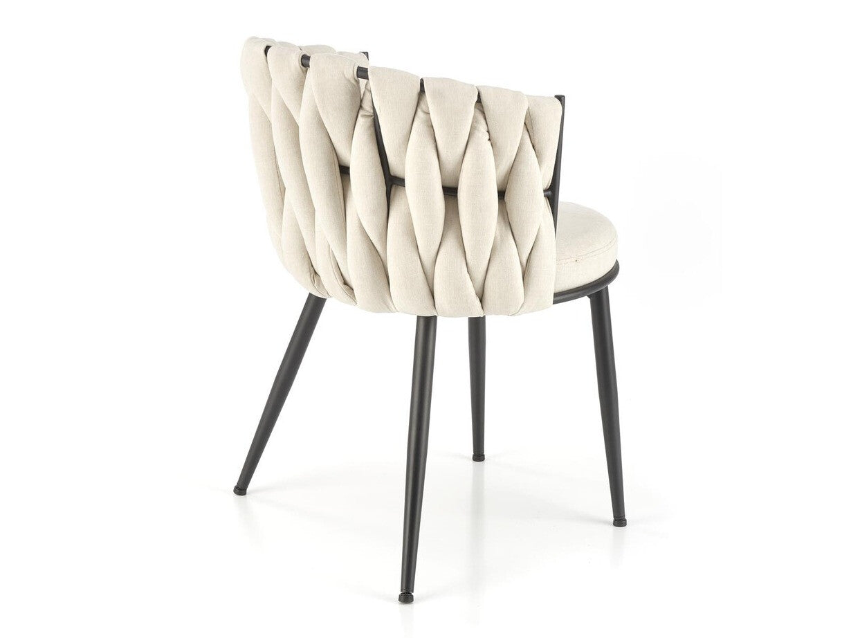 Kėdė K516 kėdė, šviesi smėlio V-CH-K/516-KR-J.BEŻOWY Spalva: Beige + Juoda