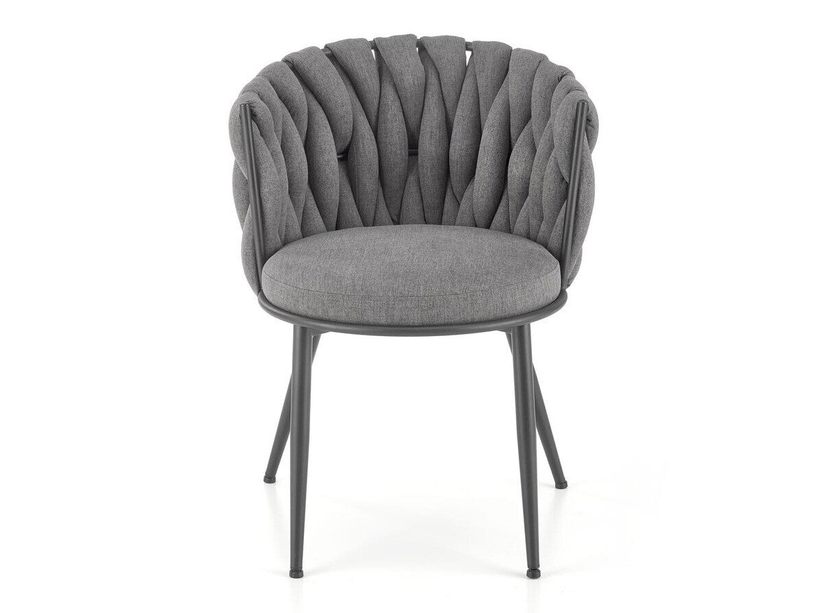 Kėdė K516 kėdė, pilka V-CH-K/516-KR-POPIELATY Spalva: Pilka + Juoda