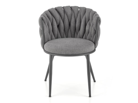 Kėdė K516 kėdė, pilka V-CH-K/516-KR-POPIELATY Spalva: Pilka + Juoda