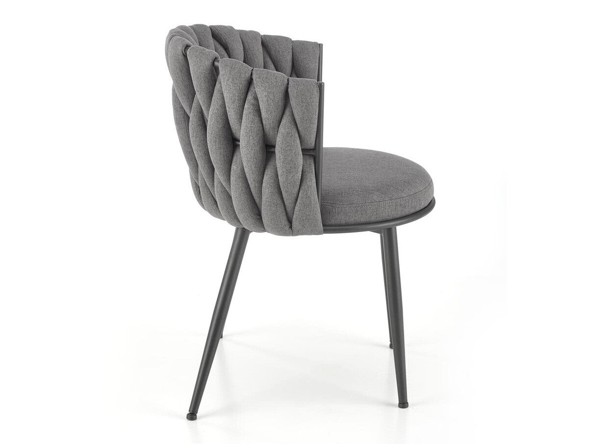 Kėdė K516 kėdė, pilka V-CH-K/516-KR-POPIELATY Spalva: Pilka + Juoda