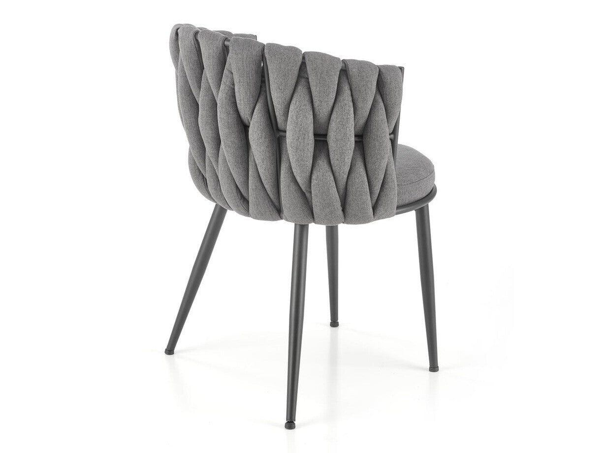 Kėdė K516 kėdė, pilka V-CH-K/516-KR-POPIELATY Spalva: Pilka + Juoda