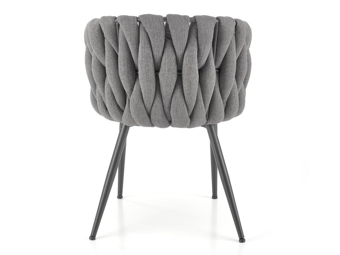 Kėdė K516 kėdė, pilka V-CH-K/516-KR-POPIELATY Spalva: Pilka + Juoda