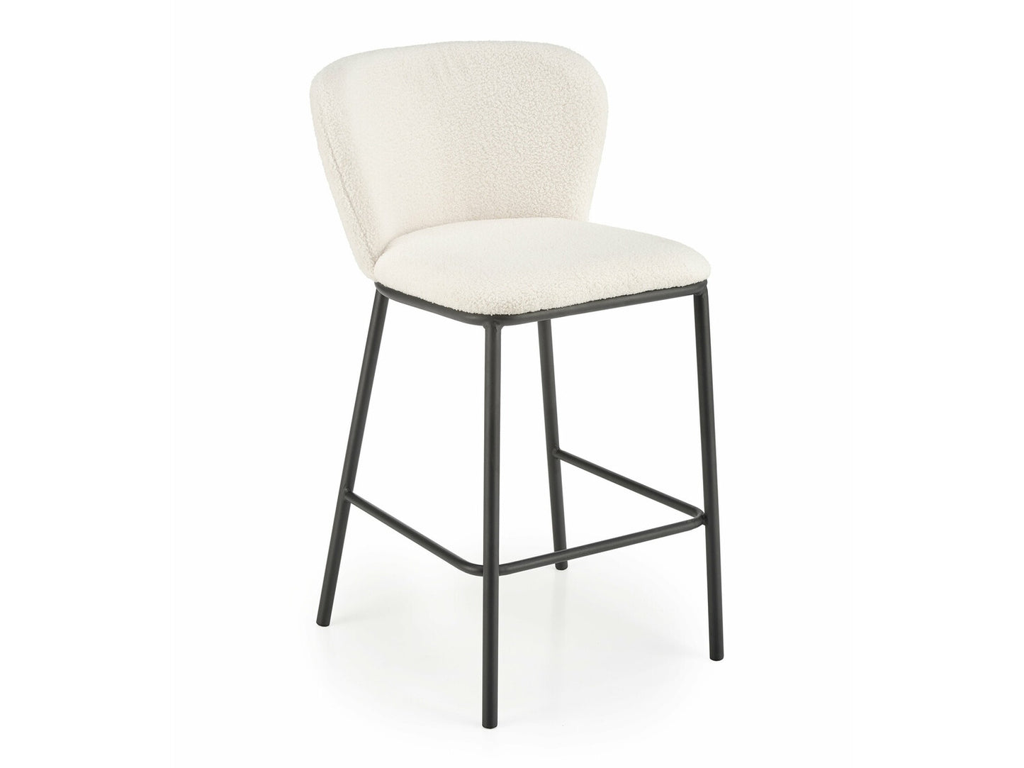 Pusbario kėdė H119 baro kėdė, kreminėy V-CH-H/119