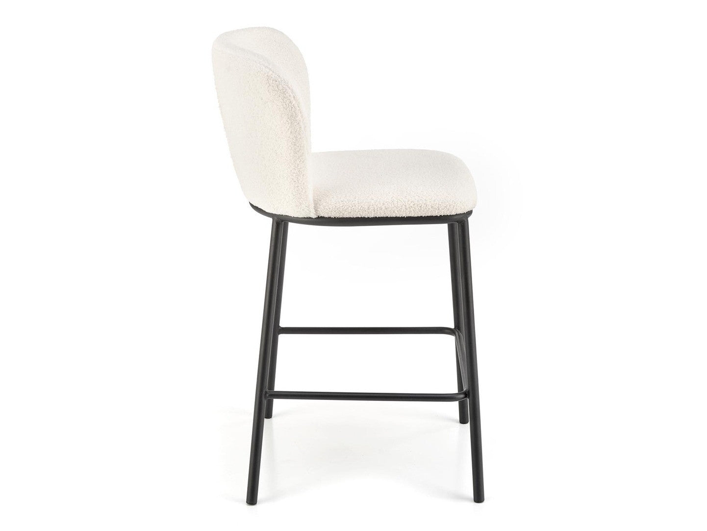 Pusbario kėdė H119 baro kėdė, kreminėy V-CH-H/119