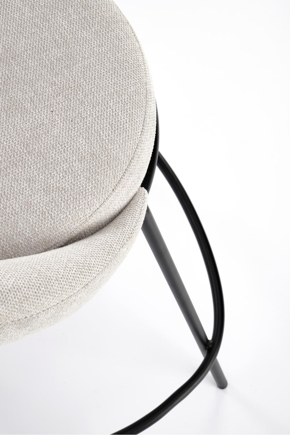 Pusbario kėdė H118 baro kėdė, smėlio V-CH-H/118-BEŻOWY Spalva: Beige