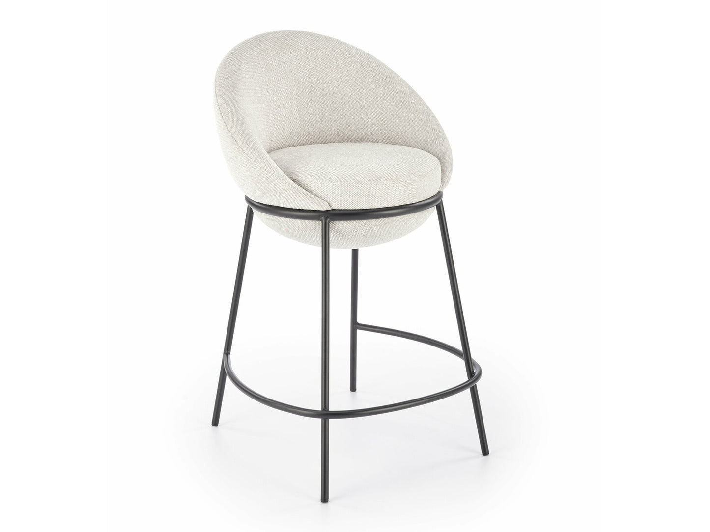 Pusbario kėdė H118 baro kėdė, smėlio V-CH-H/118-BEŻOWY Spalva: Beige