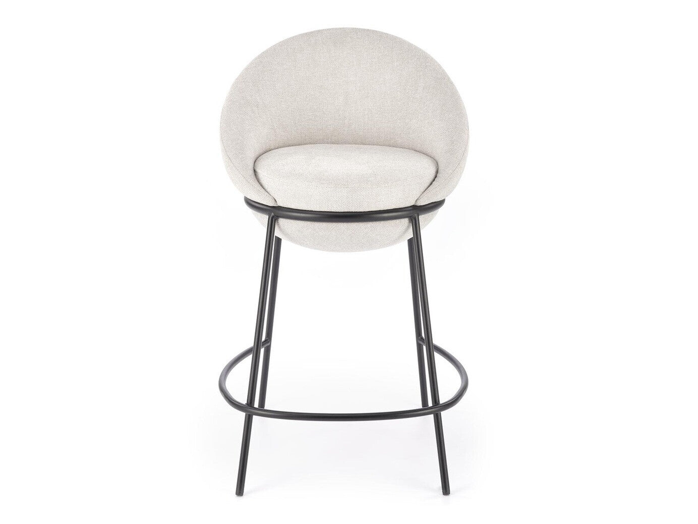 Pusbario kėdė H118 baro kėdė, smėlio V-CH-H/118-BEŻOWY Spalva: Beige