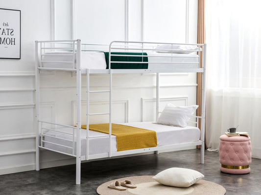 Dviaukštė lova BUNKY dviaukštė lova, balta V-CH-BUNKY-LOZ-BIAŁY, Spalva: Balta