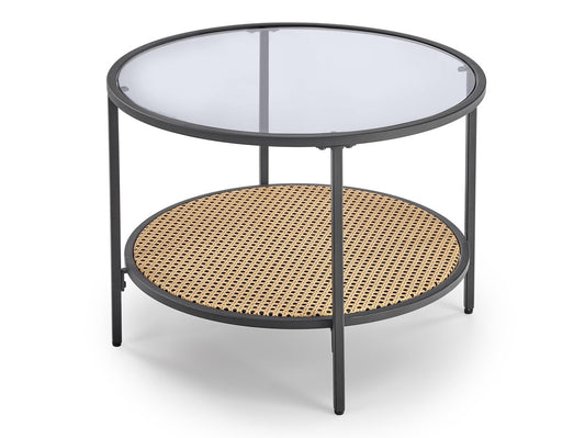 Žurnalinis staliukas DAKOTA žurnalinis staliukas, smoked / natural V-CH-DAKOTA-LAW