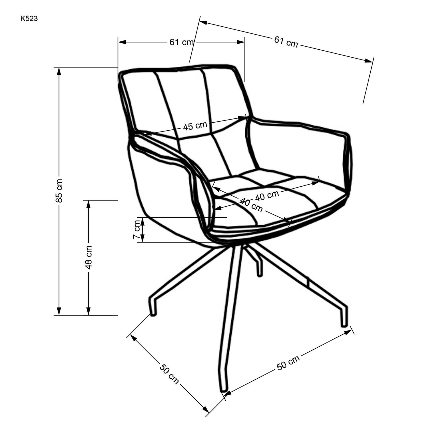Valgomojo komplektas ROBINSON + K523