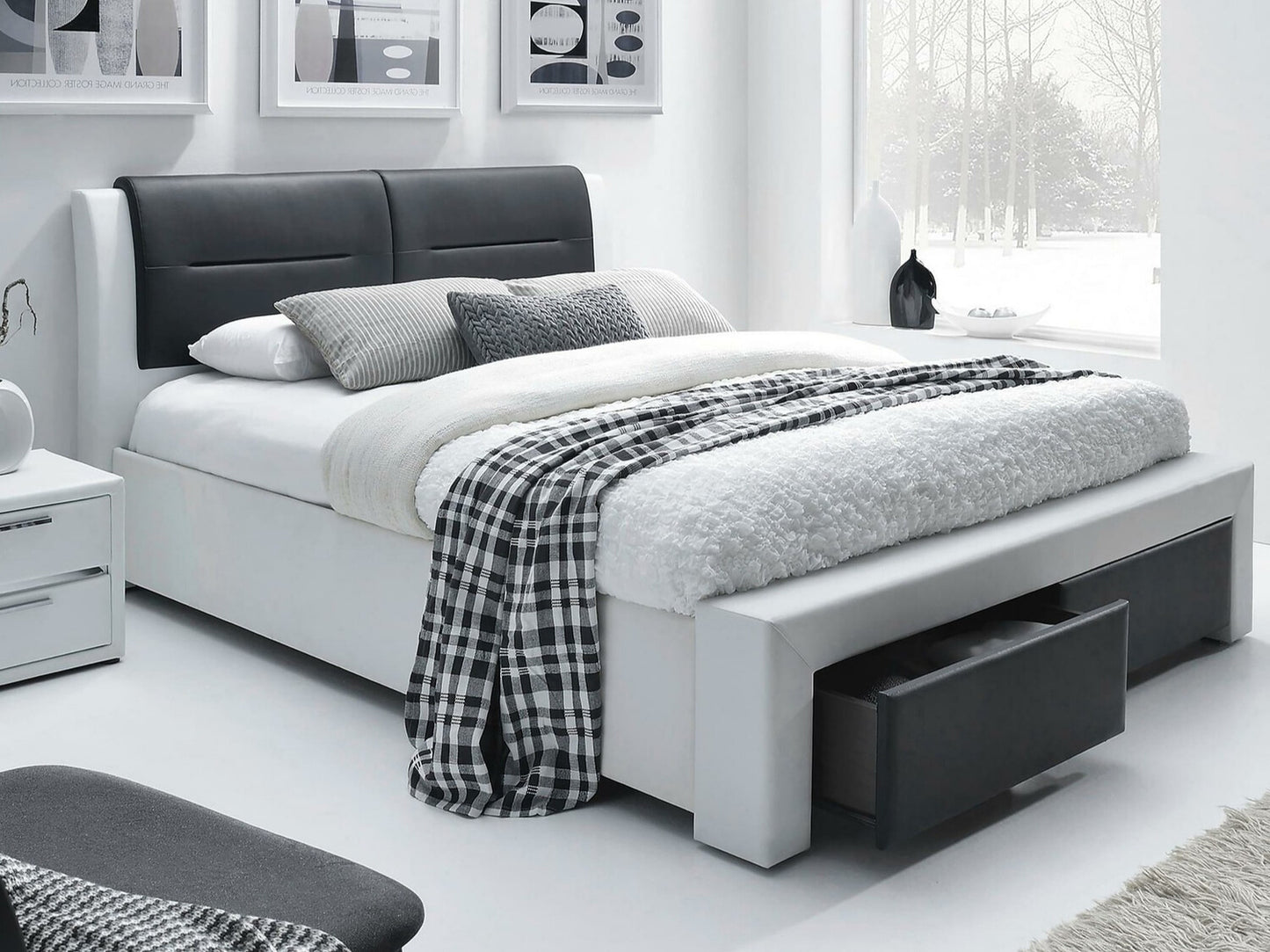 Lova CASSANDRA S 140 Miegamoji dalis: 140 x 200 cm