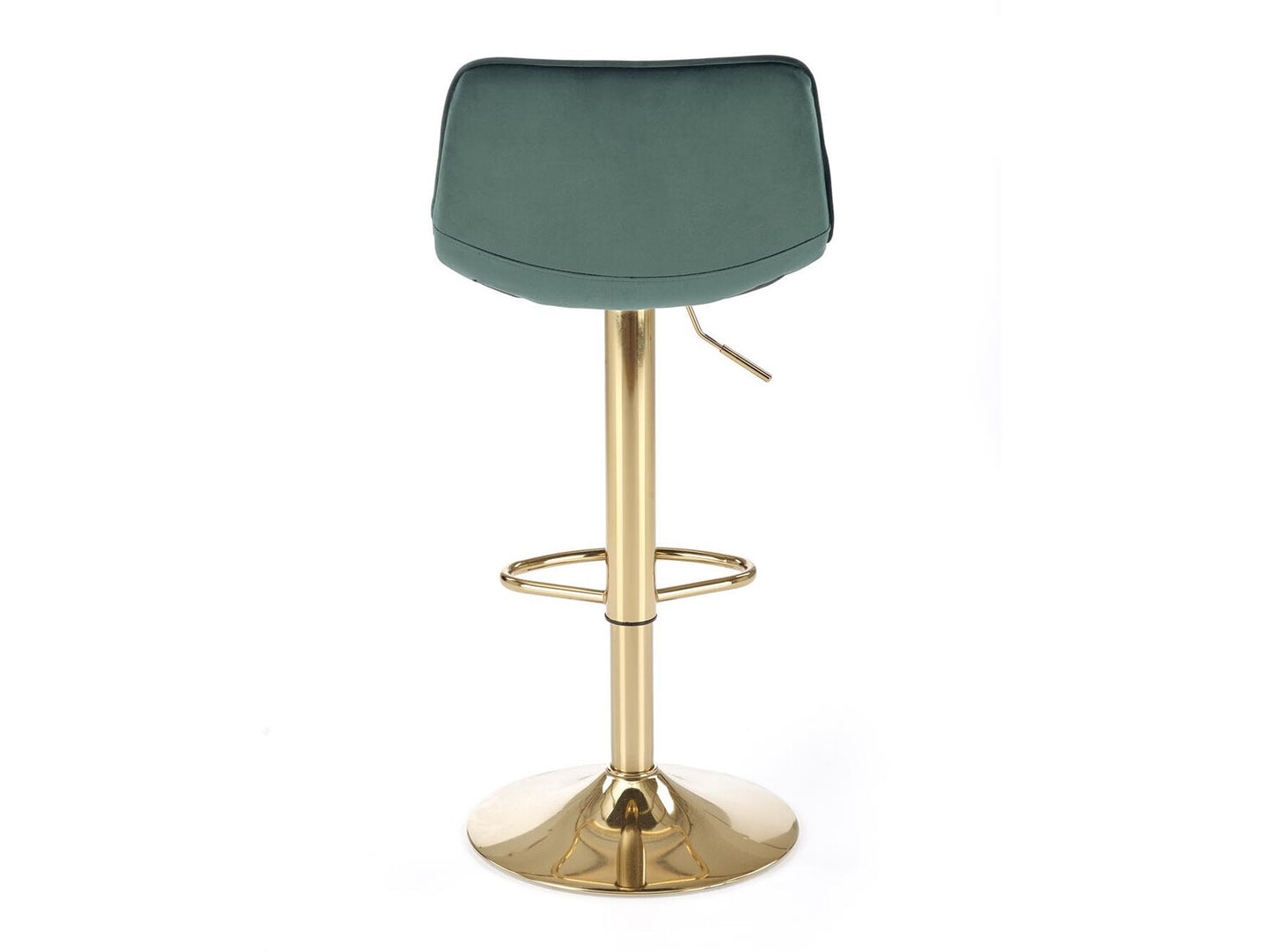 Baro kėdė H120 baro kėdė, auksas / tamsi žalia V-CH-H/120-C.ZIELONY, Spalva: Žalia + Auksinė