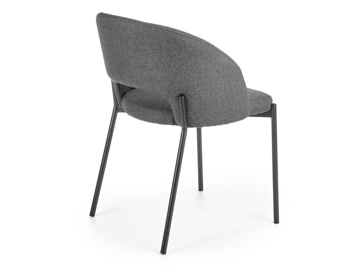 Kėdė K373, Spalva: Pilka + Juoda