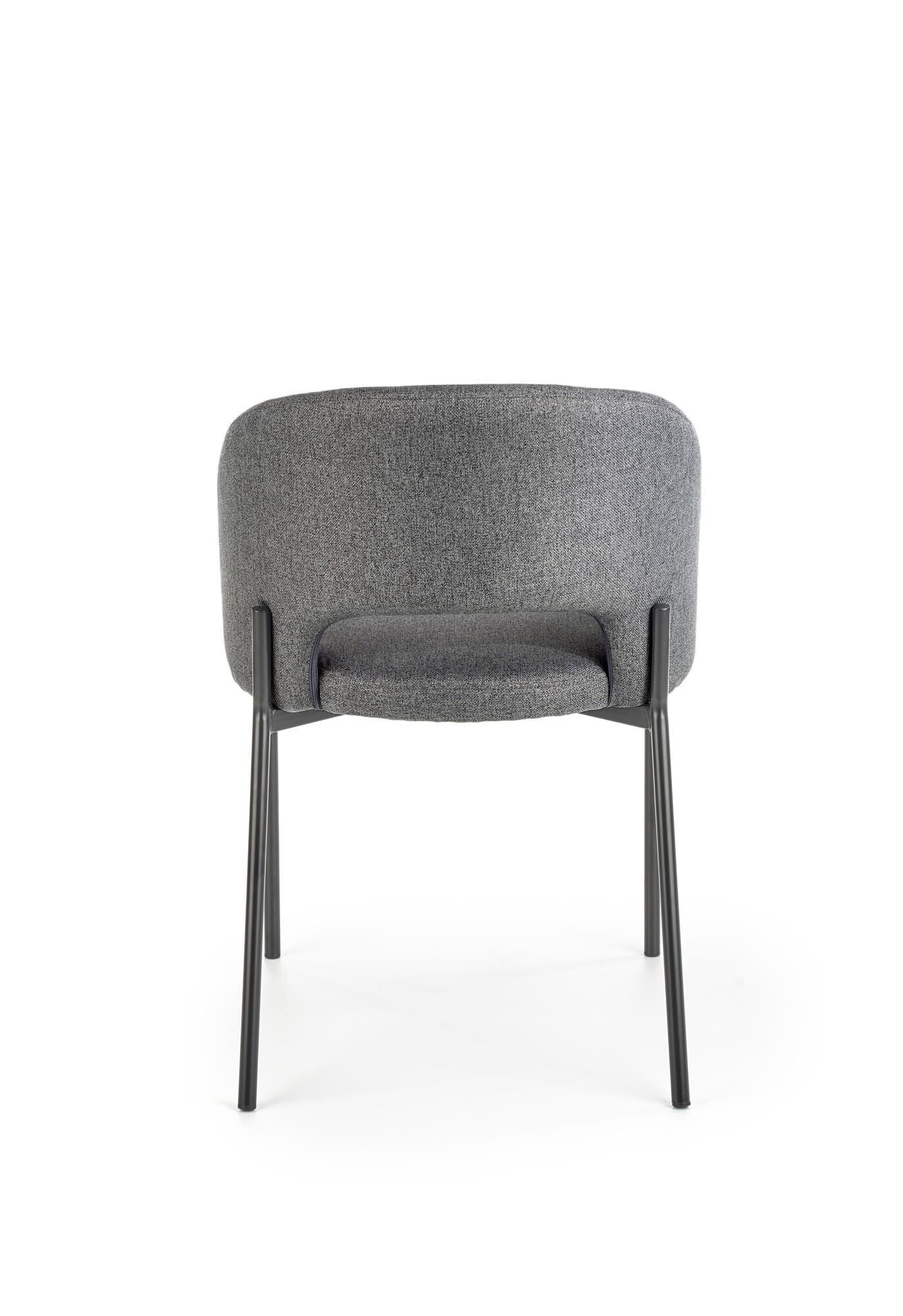 Kėdė K373, Spalva: Pilka + Juoda