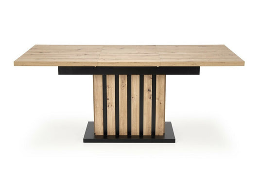 Stalas LAMELLO extension stalas, artisan ąžuolas / juoda V-PL-LAMELLO-ST