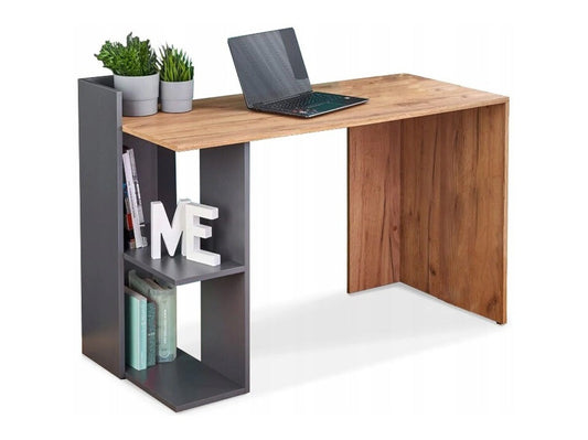 Darbo stalas FINO, Spalva: Ąžuolas + Antracitas