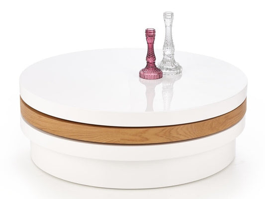 Žurnalinis staliukas transformeris MICHELLE V-CH-MICHELLE-LAW-DĄB_ZŁOTY