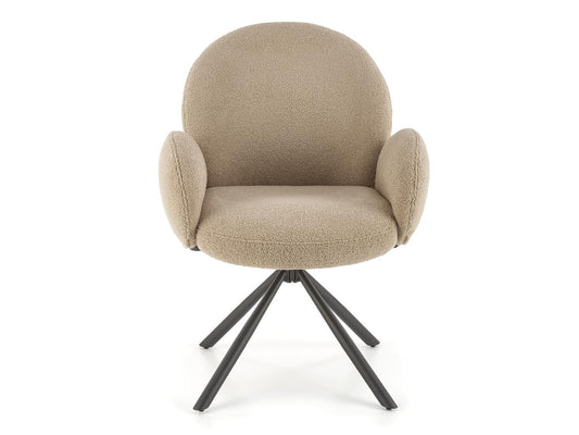 Kėdė K498 kėdė V-CH-K/498-KR-CAPPUCCINO, Spalva: Kapučino + Juoda