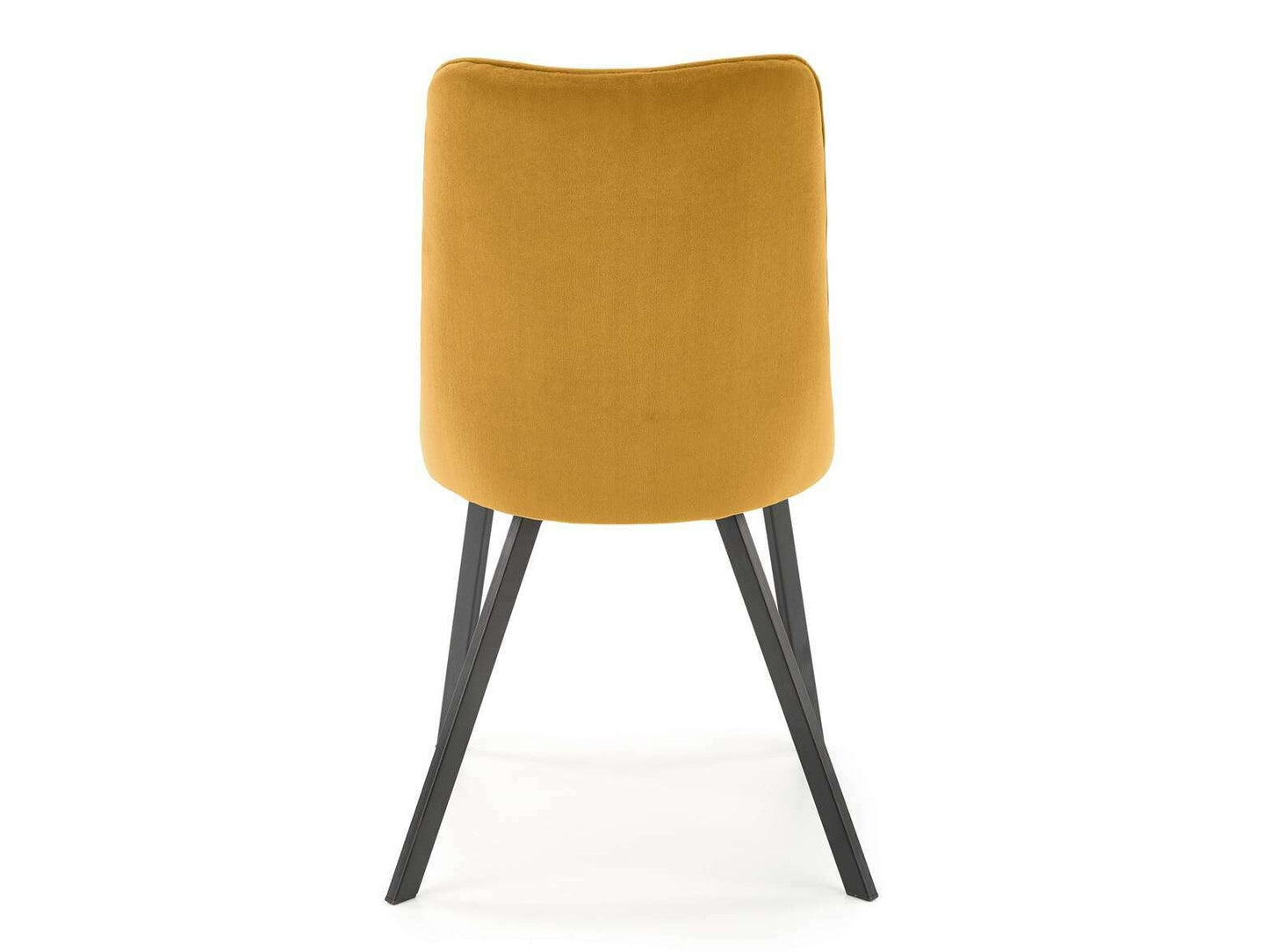 Kėdė K450 V-CH-K/450-KR-MUSZTARDOWY, Spalva: Geltona
