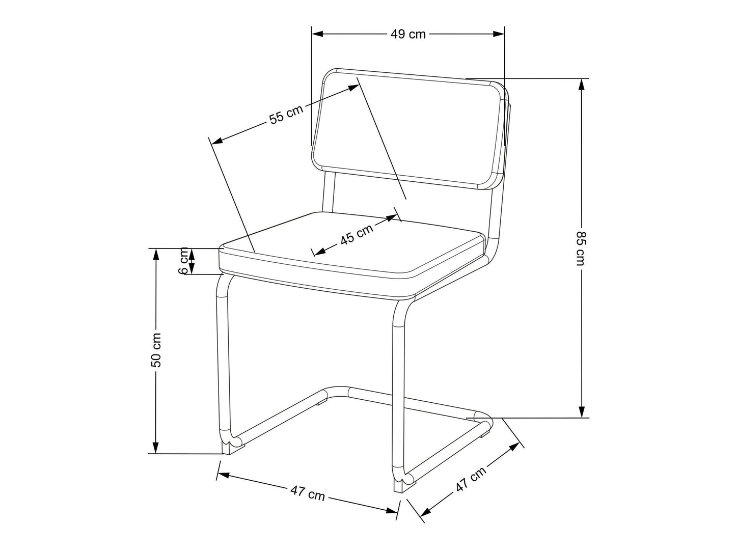 Kėdė K510 kėdė, tamsi žalia V-CH-K/510-KR-C.ZIELONY (Žalia)
