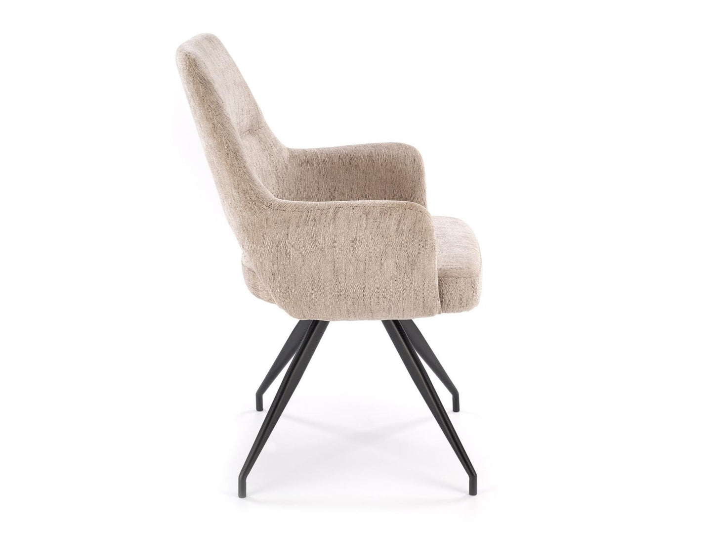 Kėdė K542 V-CH-K/542-KR-BEŻOWY, Spalva: Smėlinė