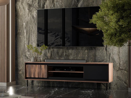 TV staliukas SWING RTV-1 TV-stand graikinis riešutas / juoda V-PL-SWING-RTV-1